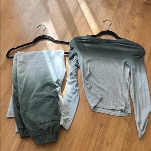 Boutique Gray Ombre Lounge Set that is gorgeous! Brand new without tags